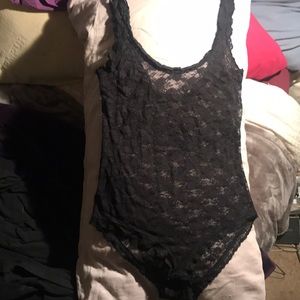 Lace snap bodysuit